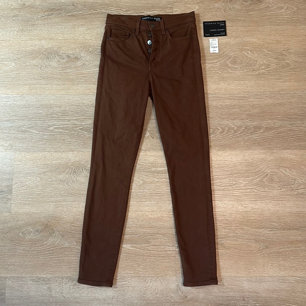 Veronica Beard Maera Skinny High Rise Jeans